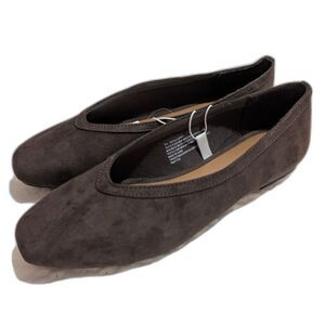 Women's Sammie Ballet Flats -A New Day- Brown Size 11